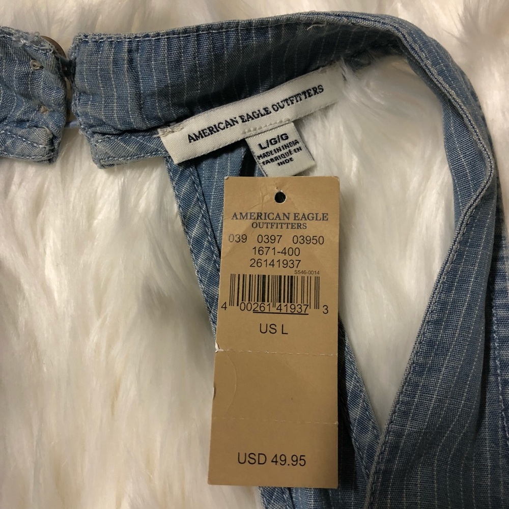 American Eagle chambray denim romper - Picture 4 of 5